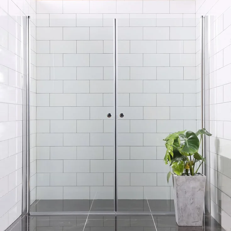 Bathlife Allsidig dusjnisje, 100×80 cm, klart glass, sølv profil | 40728528 Bathlife Allsidig dusjnisje, 100×80 cm, klart glass, sølv profil | 40728528
