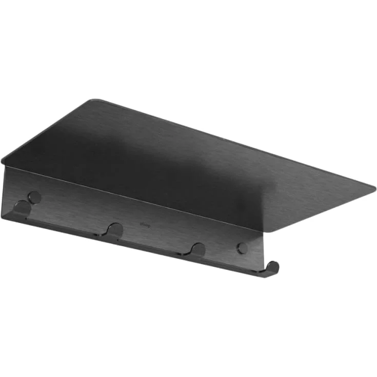 Aloop Y 4 knaggrekke, 39,5 cm, kullsvart | a_i424004s Aloop Y 4 knaggrekke, 39,5 cm, kullsvart | a_i424004s