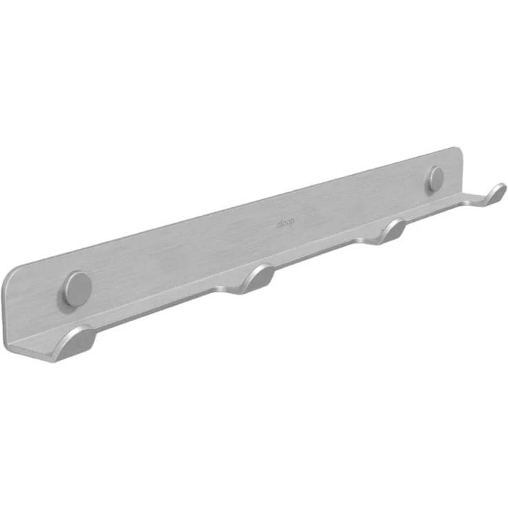 Aloop X 4 knaggrekke, 37,5 cm, matt aluminium | a_i414004n Aloop X 4 knaggrekke, 37,5 cm, matt aluminium | a_i414004n