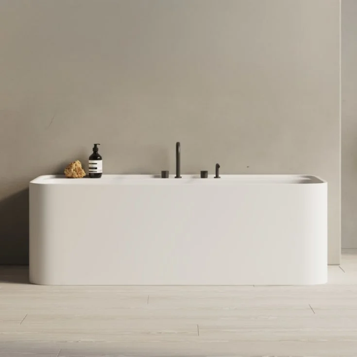 Copenhagen Bath Yuno frittstående badekar, 165×78 cm, hvit matt | 40030047