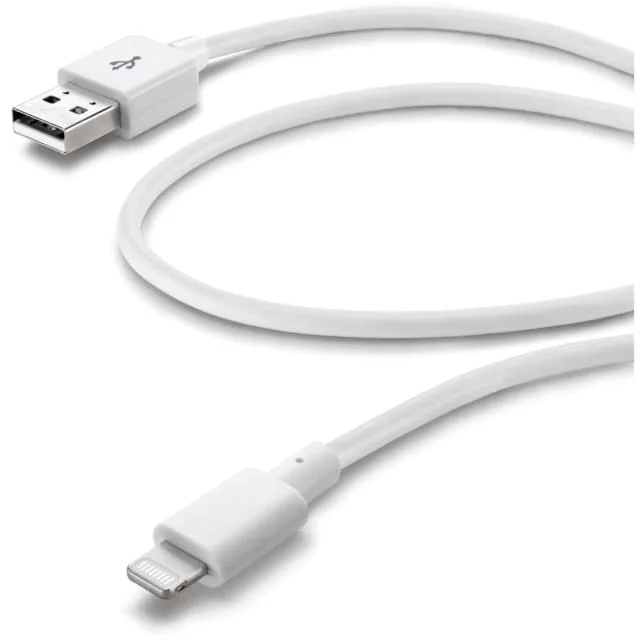Cellularline Lightning Ladekabel med USB til iPhone | 101706 Cellularline Lightning Ladekabel med USB til iPhone | 101706