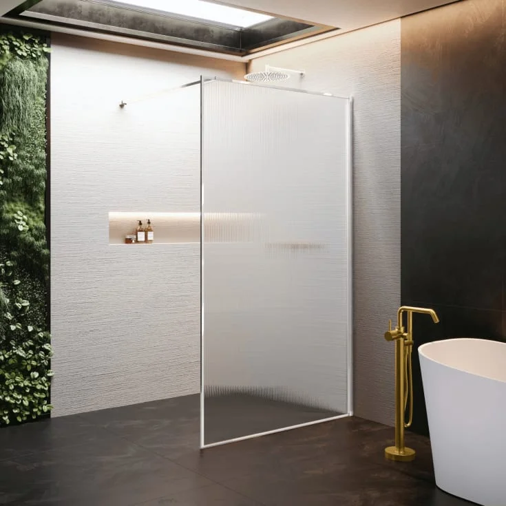 Novellini HP ART fastvegg, 117-118,5 cm, rillet glass, krom profil | HARTHP120-94K Novellini HP ART fastvegg, 117-118,5 cm, rillet glass, krom profil | HARTHP120-94K
