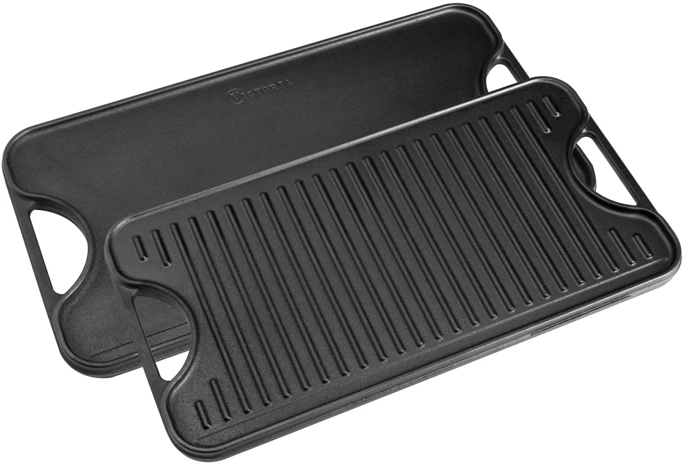 Stekeplate støpejern vendbar 25×47 cm v:5597865 Stekeplate støpejern vendbar 25×47 cm v:5597865