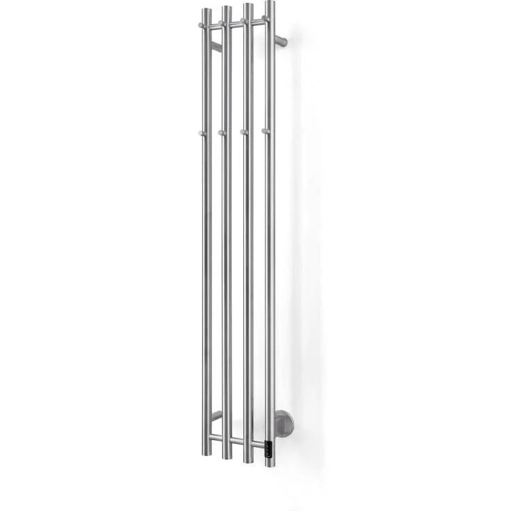 Cassøe Catania håndkletørker, el, 26×142 cm, børstet rustfritt stål | CatBS