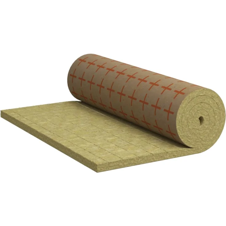 Rockwool Prolit Lamella Mat lamellmatte med papirbane, 50 mm isolasjonstykkelse, 5x1 meter | 356253