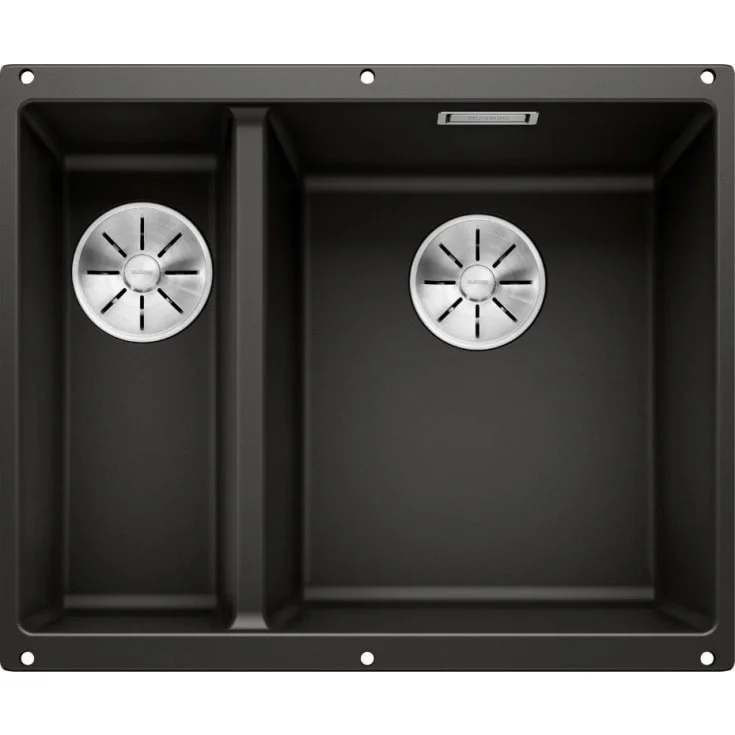 Blanco Subline 340/160-U kjøkkenvask, 55,5×46 cm, sort | BC-525986 Blanco Subline 340/160-U kjøkkenvask, 55,5×46 cm, sort | BC-525986
