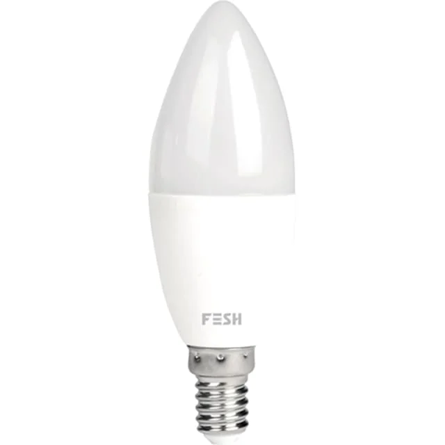 6 stk Fesh Smart Home LED mignonpære, E14, 5W, flerfarget | 207502 6 stk Fesh Smart Home LED mignonpære, E14, 5W, flerfarget | 207502