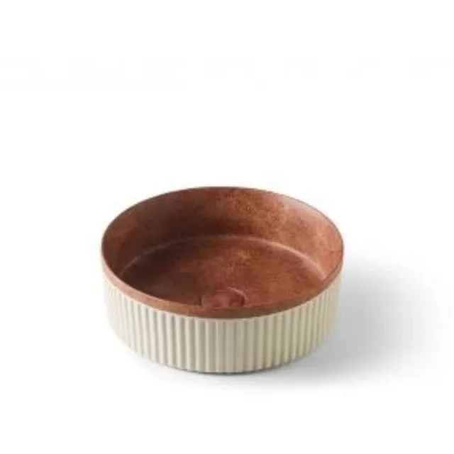 Bathco Wadi toppmontert servant, 35×35 cm, rød rustik | 00466 Bathco Wadi toppmontert servant, 35×35 cm, rød rustik | 00466