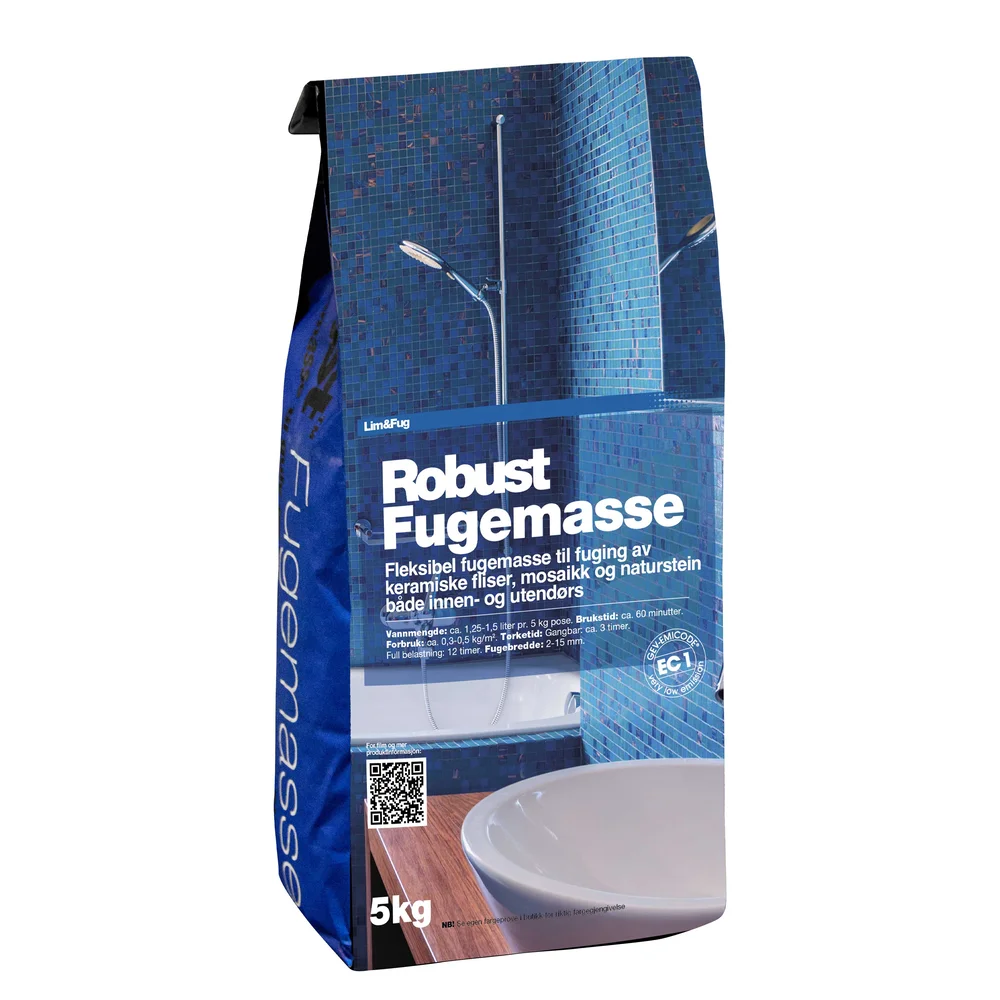 Fugemasse mørkegrå 5kg v:2347819