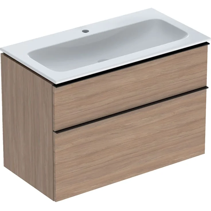 Geberit iCon møbelpakke, 90x48 cm, eik | 502.337.JH.1