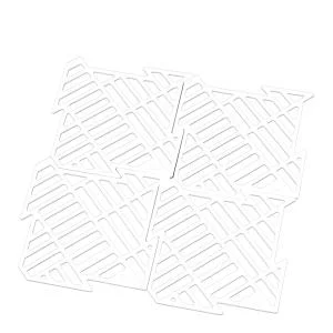 Vaskematte 16×16 cm hvit v:8932283 Vaskematte 16×16 cm hvit v:8932283