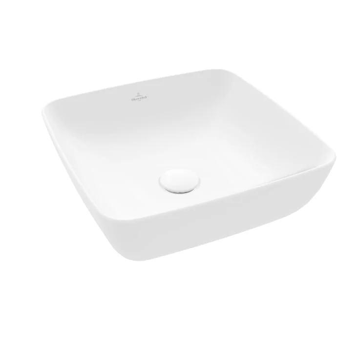 Villeroy & Boch Artis toppmontert servant, 41x41 cm, med CeramicPlus, hvit | 417841RW
