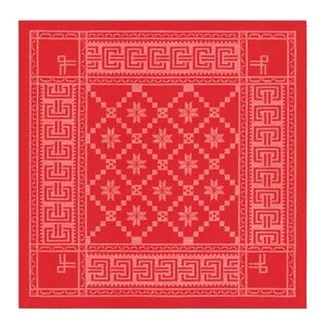 Åttebladrose tøyserviett 50×50 cm rød v:3493499 Åttebladrose tøyserviett 50×50 cm rød v:3493499