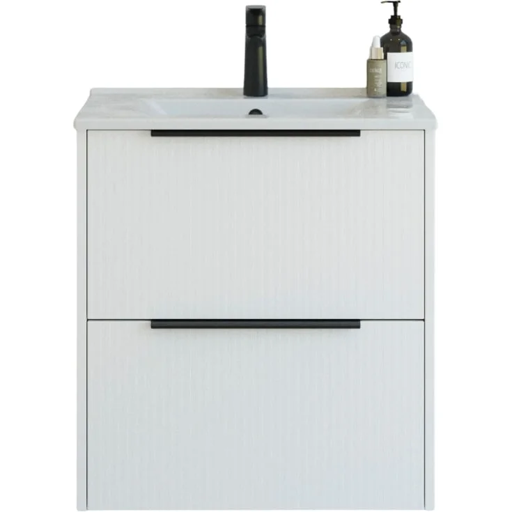 Dansani Mido+ Classic møbelpakke, 61×44 cm, stripete matt hvit | MCMA-1710