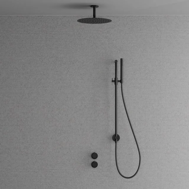 Scandtap Harmonized 5y dusjsett, semi-matt sort | 21082