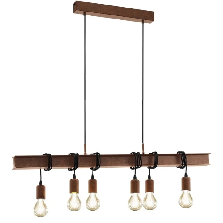Eglo Townshend 4 langbordspendel, 6 lamper | 49859 Eglo Townshend 4 langbordspendel, 6 lamper | 49859