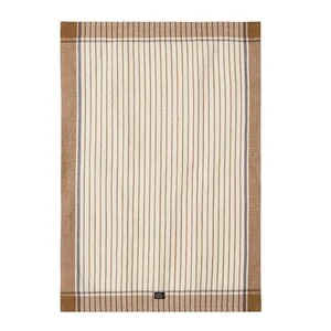 Stripet kjøkkenhåndkle 50×70 cm fudge/hvit v:7755186 Stripet kjøkkenhåndkle 50×70 cm fudge/hvit v:7755186