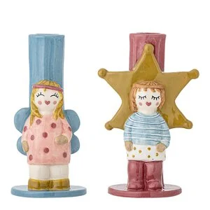 Bisby lysestake 15 cm 2 stk engel v:5145536