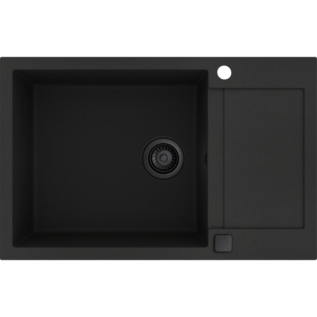 Lavabo Saturn 790 kjøkkenvask, 78 x 50 cm, sort | 12083S