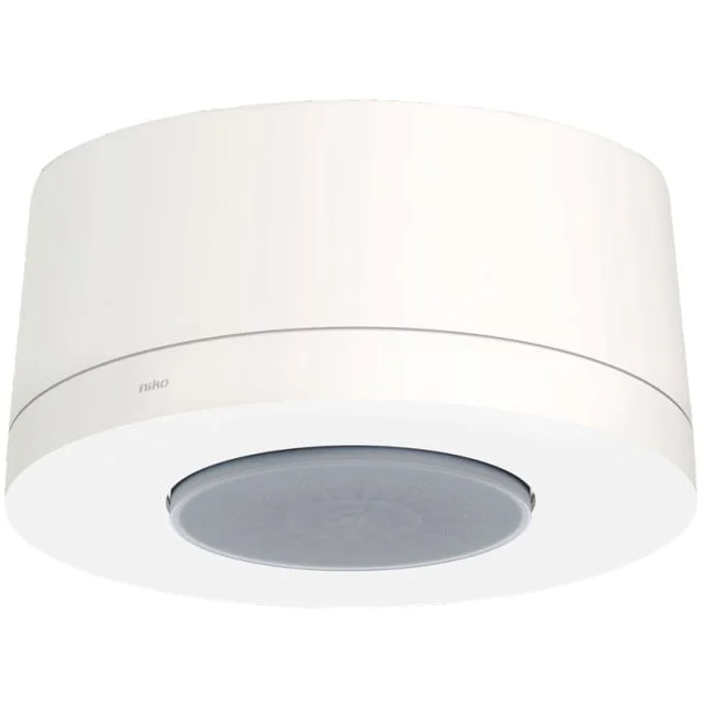 Niko tilstedeværelsessensor, utenpåliggende, 360°, 12 meter | 1406949 Niko tilstedeværelsessensor, utenpåliggende, 360°, 12 meter | 1406949