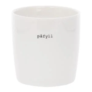 Krus mini påfyll 10 cl hvit v:5740545