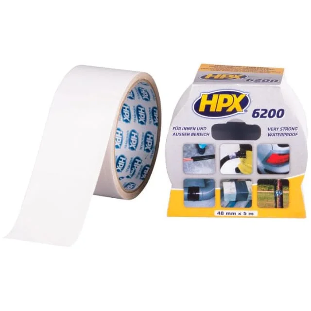 6 stk HPX Pro 300 lerretstape, 48 mm x 25 m, hvit | 51CW5025 6 stk HPX Pro 300 lerretstape, 48 mm x 25 m, hvit | 51CW5025