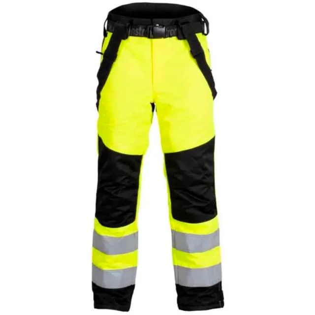 Bekken & Strøm Dokka vinterbukse, HiVis kl.2, unisex, str. 4XL, gul/sort | 653043 Bekken & Strøm Dokka vinterbukse, HiVis kl.2, unisex, str. 4XL, gul/sort | 653043