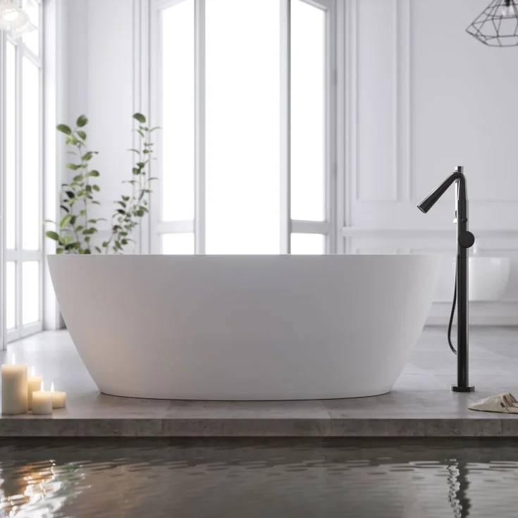 Bathlife Sund badekar, 170×82 cm, hvit | 401053549