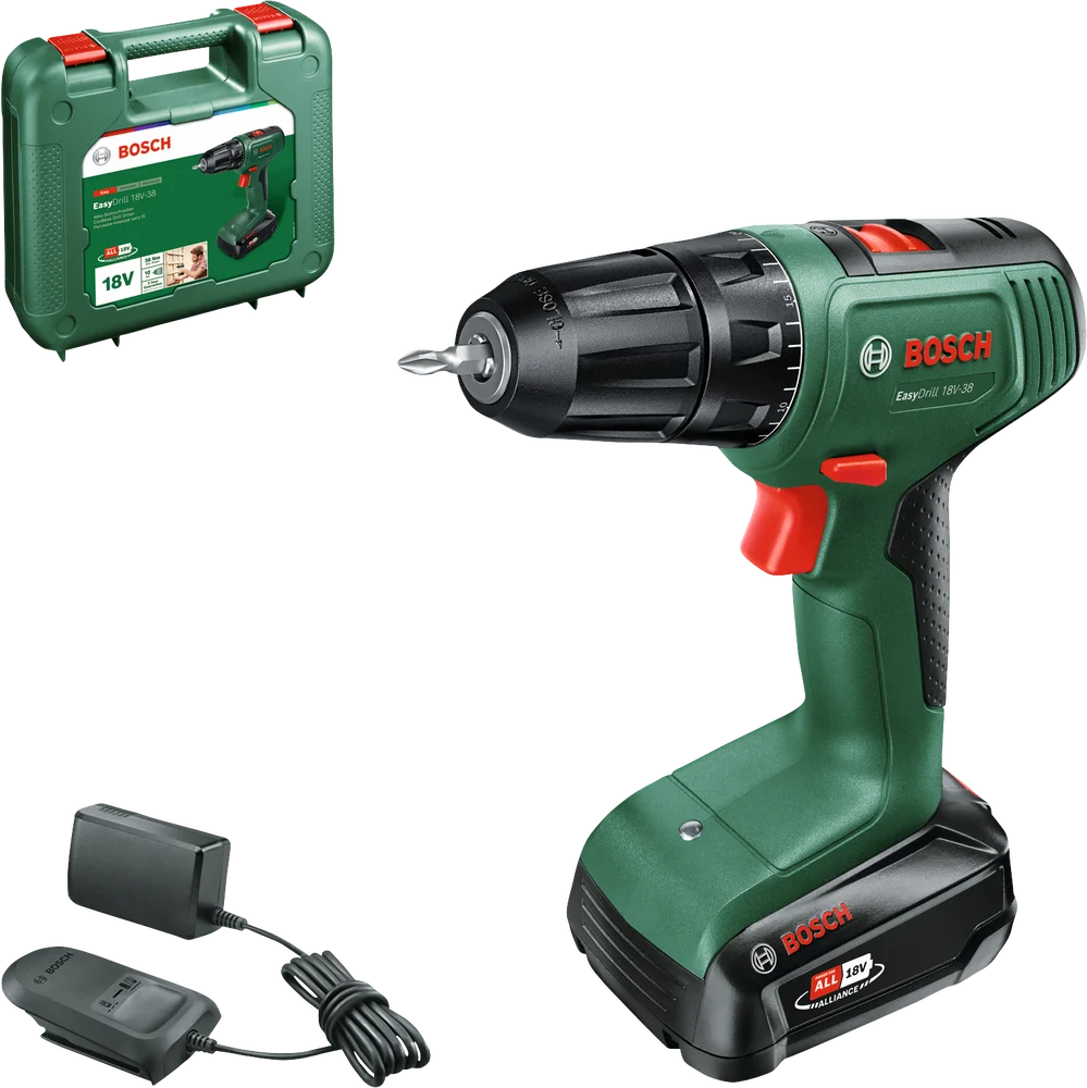 Borskrutrekker Easy drill 18V-38 1x2Ah v:8224876 Borskrutrekker Easy drill 18V-38 1x2Ah v:8224876