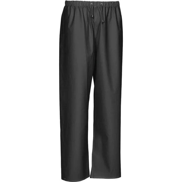 Elka Outdoor regnbukse PU/PVC, sort, str. S | 302400-010_S Elka Outdoor regnbukse PU/PVC, sort, str. S | 302400-010_S