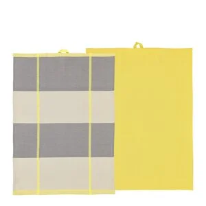Blocks kjøkkenhåndkle 50×70 cm 2 stk yellow v:5087310