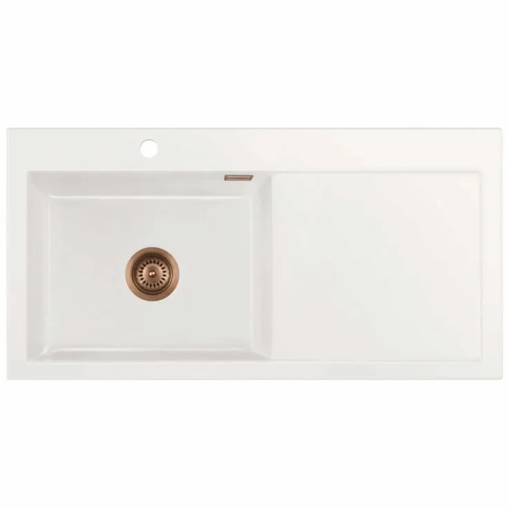 Lavabo Mera 100 SL kjøkkenvask, 100x51 cm, hvit | 11065K