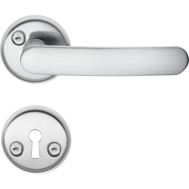 Beslagsboden Basic Classic dørhåndtak, børstet nikkel | B727 Beslagsboden Basic Classic dørhåndtak, børstet nikkel | B727