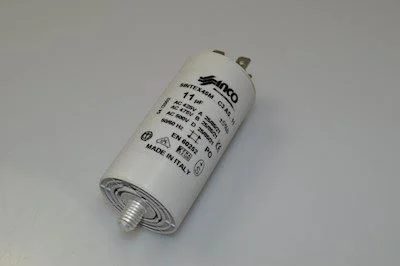 Startkondensator, Universal vaskemaskin – 11 uF (11 uf) v:5804475 Startkondensator, Universal vaskemaskin – 11 uF (11 uf) v:5804475