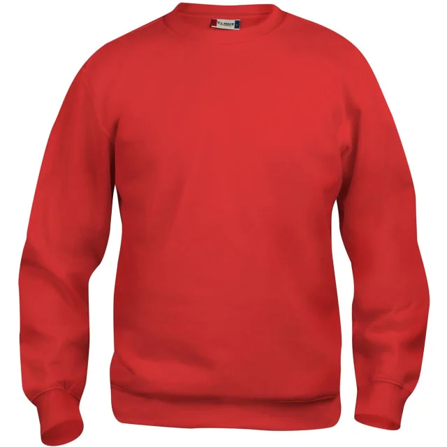 Clique Basic Roundneck collegegenser, rød, str. XL | 021030-35_XL