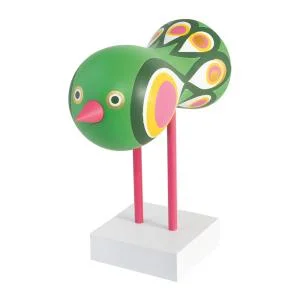 Birds 1967 no 2 16 cm grønn/rosa v:7397126 Birds 1967 no 2 16 cm grønn/rosa v:7397126