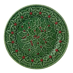 Holly serveringsfat 34 cm misteltein grønn v:6290102