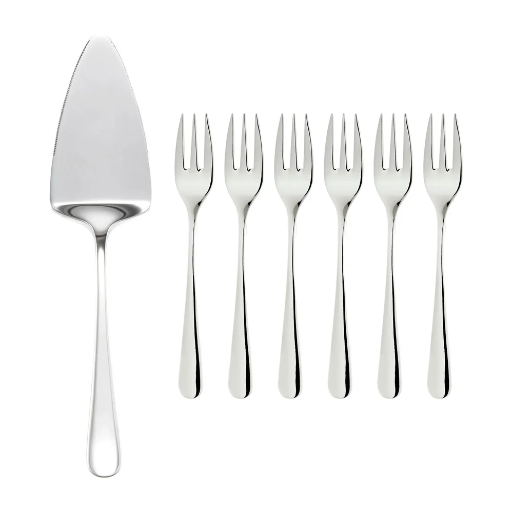 Sallie serveringssett kakegaffel 6 stk. og kakespade v:1679981