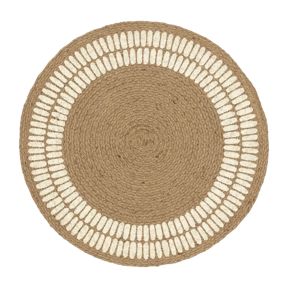 Alku spisebrikke jute Ø 38 cm v:8462744 Alku spisebrikke jute Ø 38 cm v:8462744