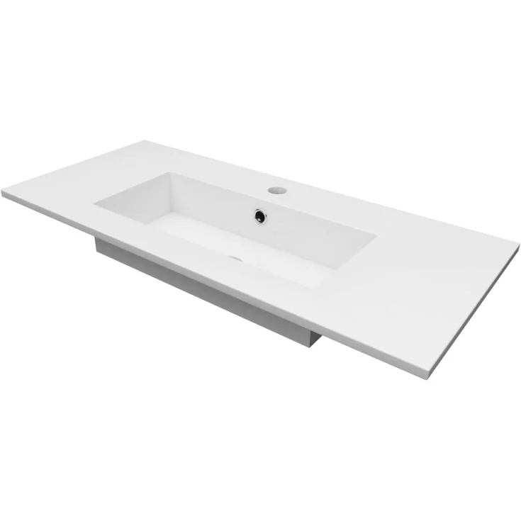 Linn Bad Freya Smal 80 møbelservant, 81x36,5 cm, hvit | 3308