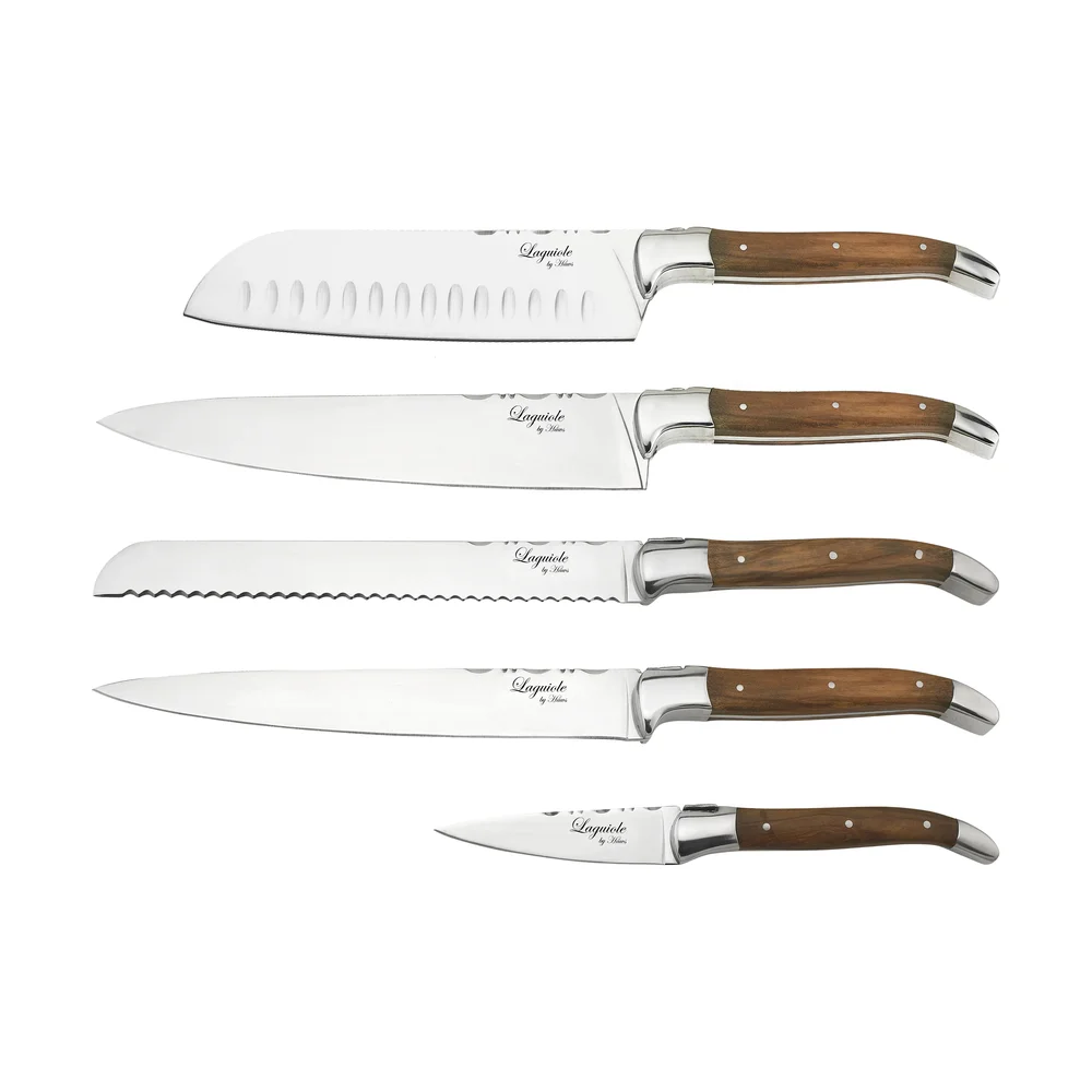 Laguiole By Hâws kokkeknivsett 5 deler v:9233897 Laguiole By Hâws kokkeknivsett 5 deler v:9233897