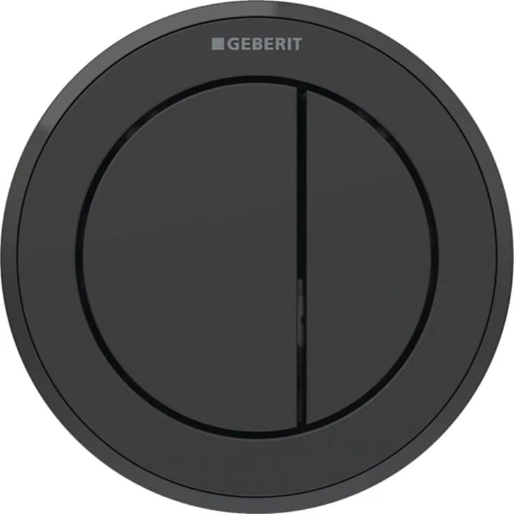 Geberit Omega 10 Round trykknapp, sort | 116.057.16.1 Geberit Omega 10 Round trykknapp, sort | 116.057.16.1