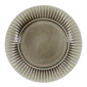 Pleat asjett 22 cm grå/brun v:9459244