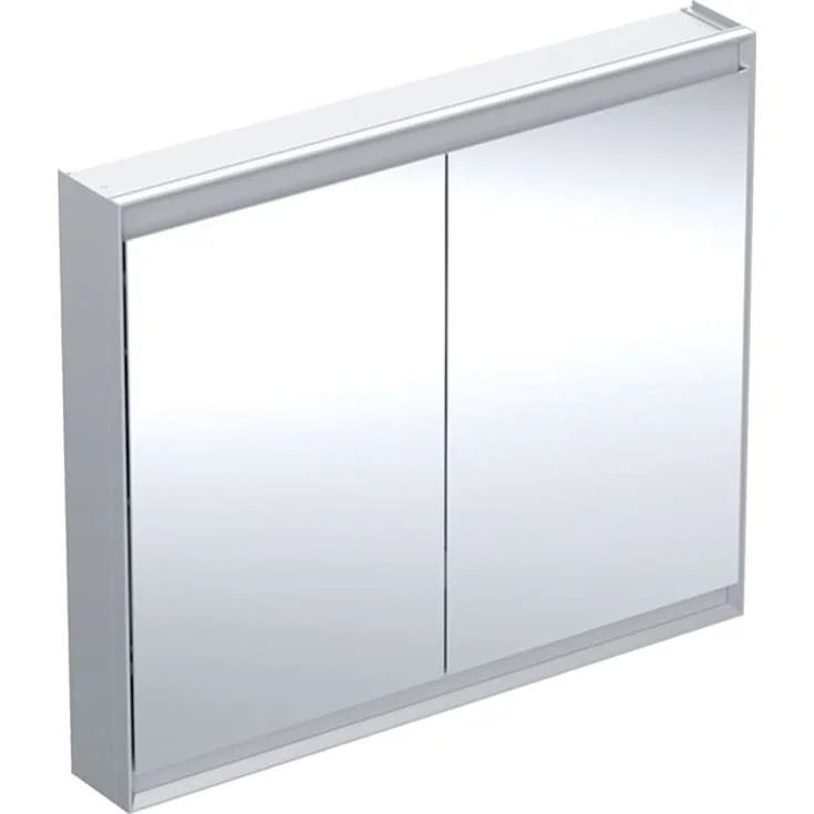 Geberit One speilskap, 105x90 cm, aluminium | 505.814.00.1