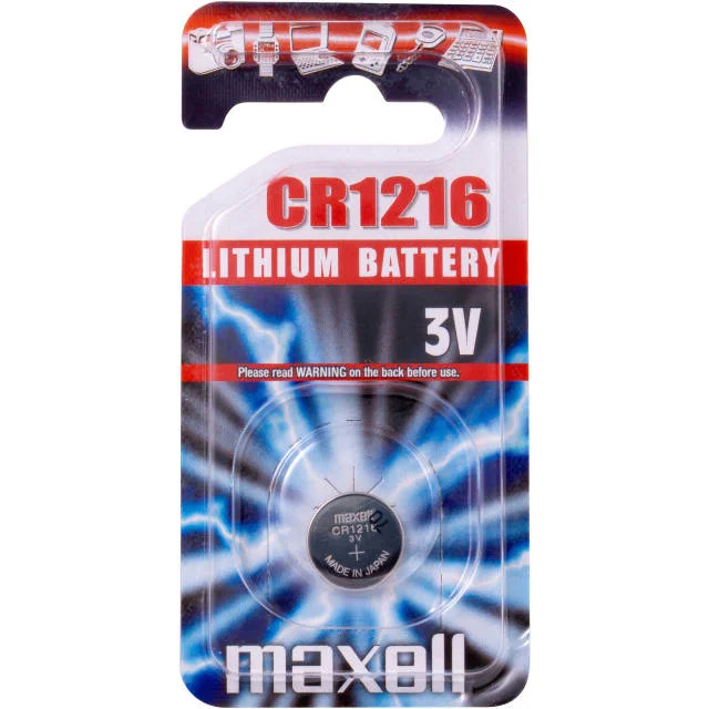 10 stk Maxell CR1216 batterier, 1 stk. | 100028703 10 stk Maxell CR1216 batterier, 1 stk. | 100028703