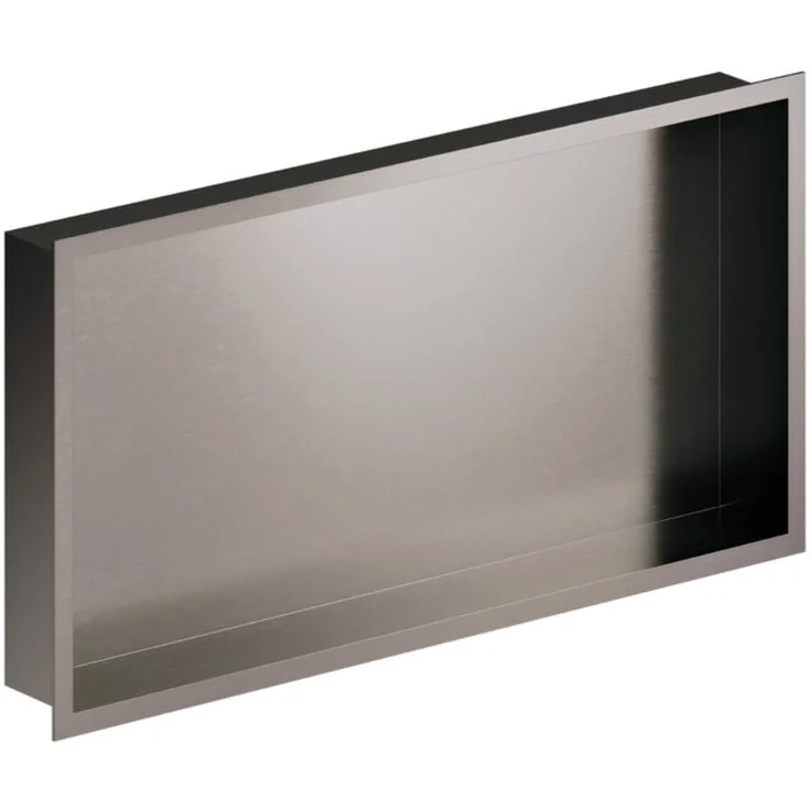 Damixa Zen dusjhylle, 59,5x29,5 cm, børstet sort krom | 4874755
