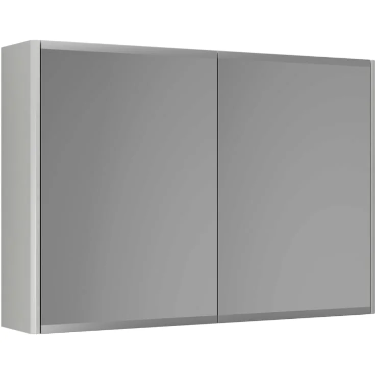 Gustavsberg Graphic speilskap, 80x55 cm, grå | GB71GCMC80GR
