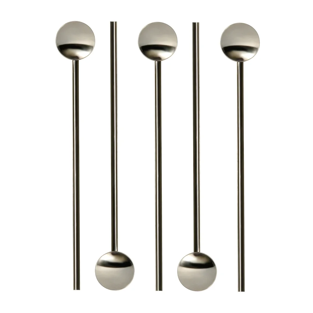 Tor cocktailskje med sugerør 20 cm 6-pakning v:8982944