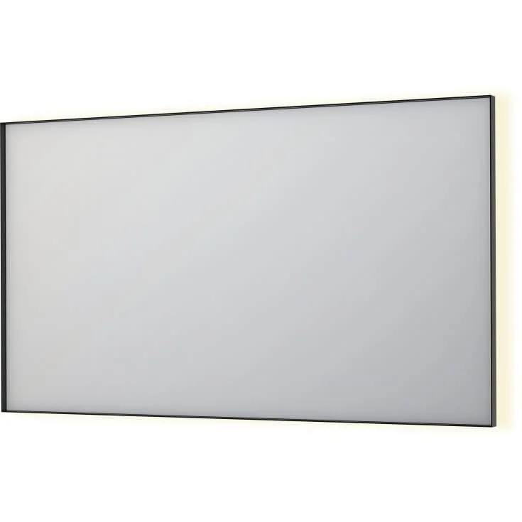 Sanibell Ink SP32 speil med lys, 140x80 cm, børstet sort | 8410085